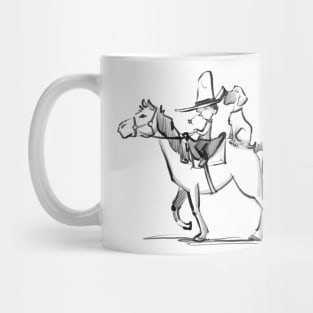 Boy, Horse, and Dog Mug